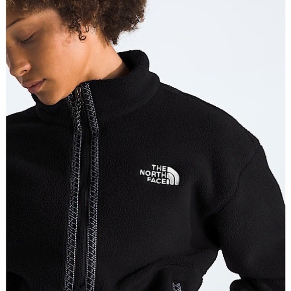 The North Face Black Half-Zip Fleece Women’s TNF™ Fleeski ¼-Zip Pullover Size M - Picture 2 of 10